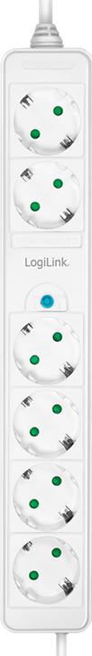 Produktbild LogiLink Steckdosenleiste,6xCEE 7/3,m.Fussschalter,1,5 (6x, 1.50 m)