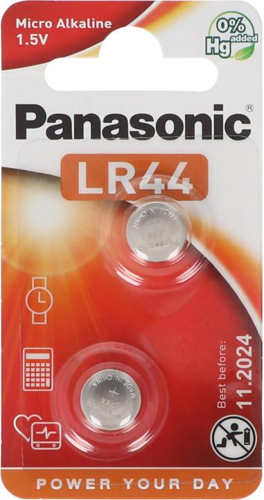 Panasonic Micro Alkali LR44 (2 pcs., LR44, 120 mAh)