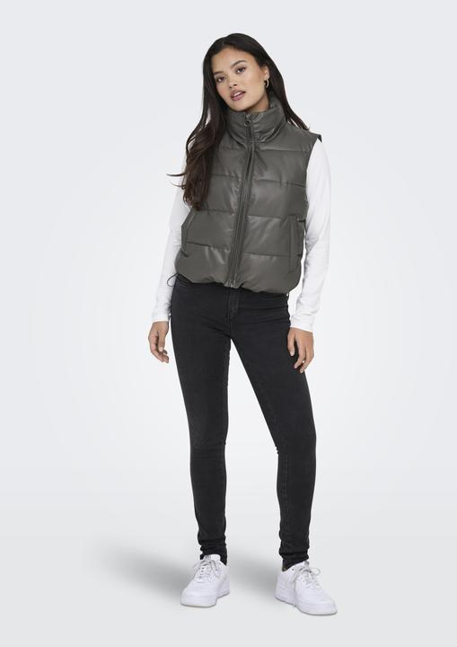 Produktbild Only Hoch geschlossen Weste Trenchcoat-Weste (L)