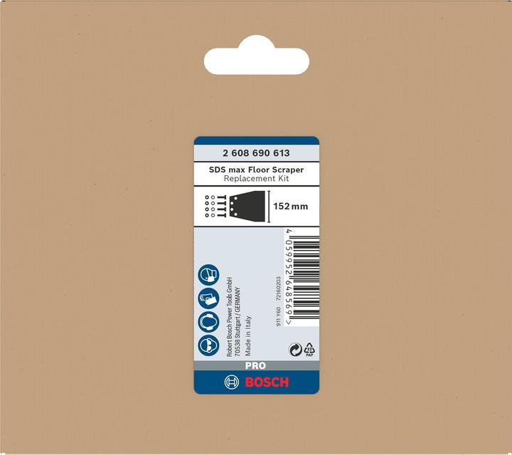 Immagine prodotto Bosch Professional Zubehör Raschietto per pavimenti PRO SDS max, 152 mm (152 mm)