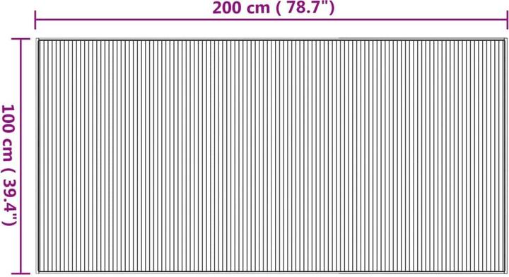 Produktbild vidaXL Teppich (100 x 200 cm)