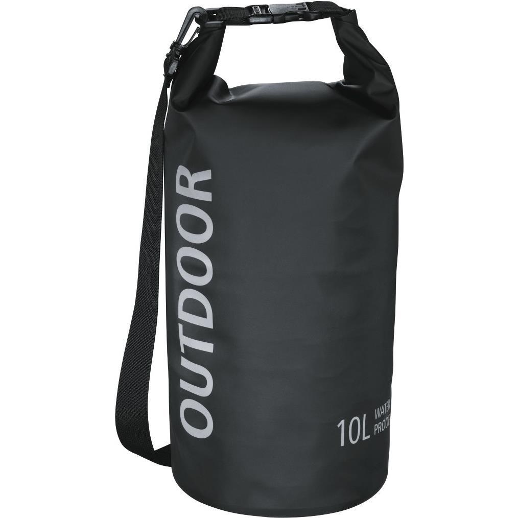 Hama Outdoortasche wasserdicht, 10 l, schwarz (10 l), Kameratasche, Schwarz