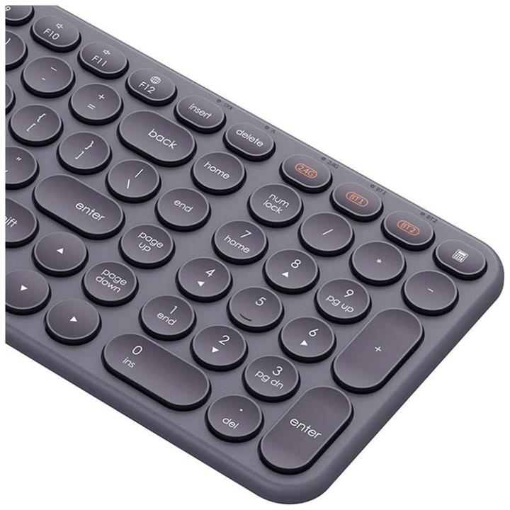 Produktbild Baseus Wireless Tri-Mode Keyboard K01B (Gray) (US, Kabelgebunden, Kabellos)