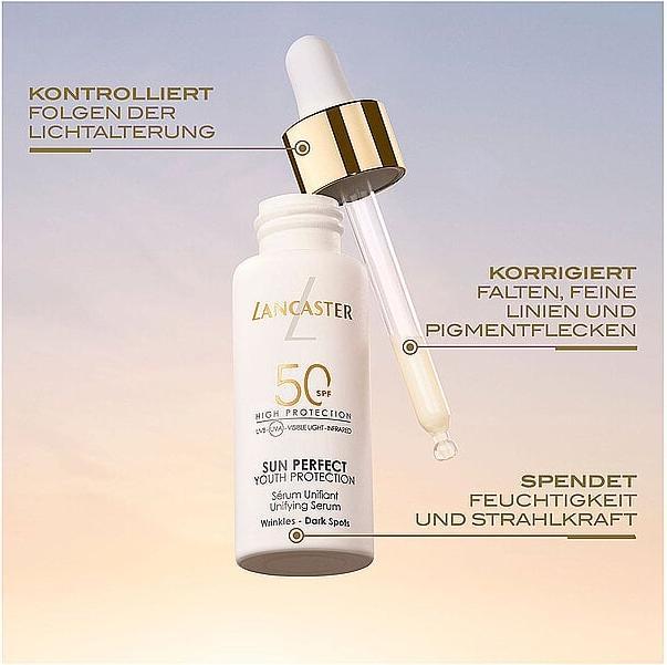 Actual product image Lancaster Sun Perf Unifying Serum Sun Protection Factor 50 (SPF 50, 30 ml)