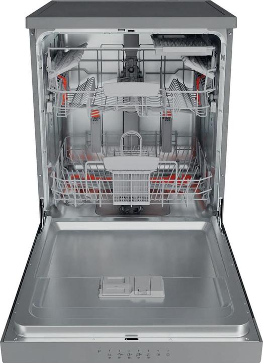 Actual product image Hotpoint HFC 3C41 CW X Dishwasher, C, Free standing, Width 60 cm, 14 place settings, Inox
