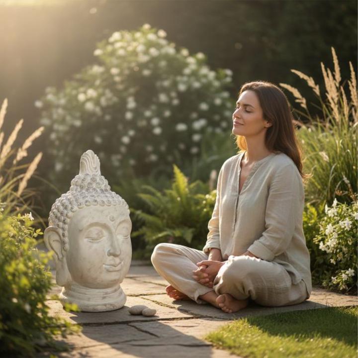 Produktbild Relaxdays Buddha-Kopf