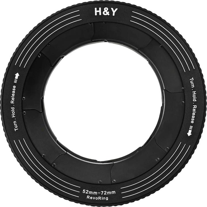 Actual product image H&Y REVORING 52-72mm filter adapter for 77mm filters (Obective filter holder, 77 mm)