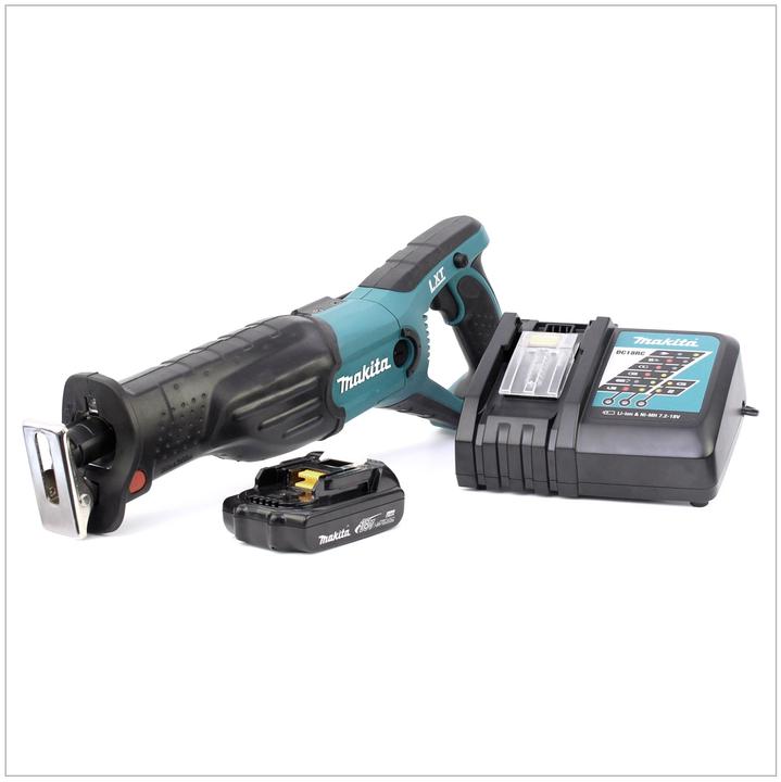 Immagine prodotto Makita DJR 181 Seghetto diritto a batteria 18V + 1x Batteria BL1815 1,5 Ah + Caricatore rapido DC 18