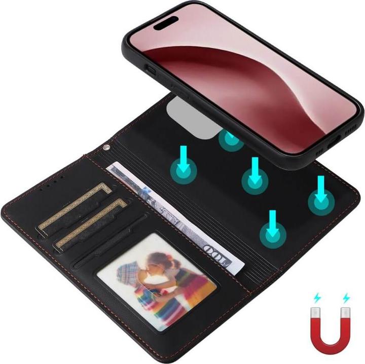 Actual product image Cover-Discount iPhone 16 Pro - Divisible wallet case 2-in-1 mobile phone case (Apple iPhone 16 Pro)
