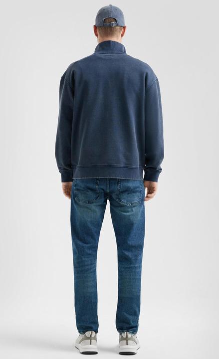 Produktbild s.Oliver Sweatshirt Gewaschener Sweat-Troyer mit Brustprint (M)