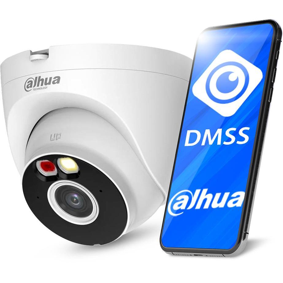 Thumbnail - Dahua NET CAMERA 4MP IR EYEBALL WIFI/T4A-PV 2.8MM (2560 x 1440 Pixels), Netzwerkkamera, Weiss