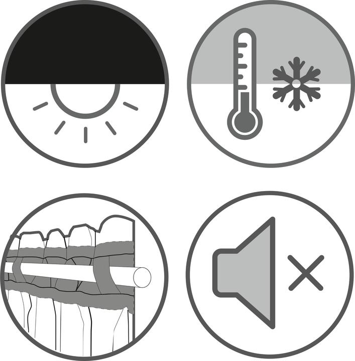 Actual product image Sehlbach Fertiggardine Blackout Struktur (245 x 140 cm)