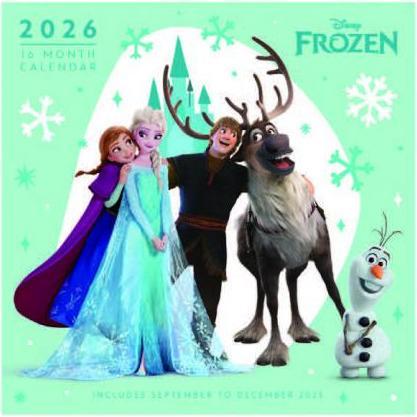 Pyramid Disney Frozen Square Calendar 2026 30x30 (Spécial)