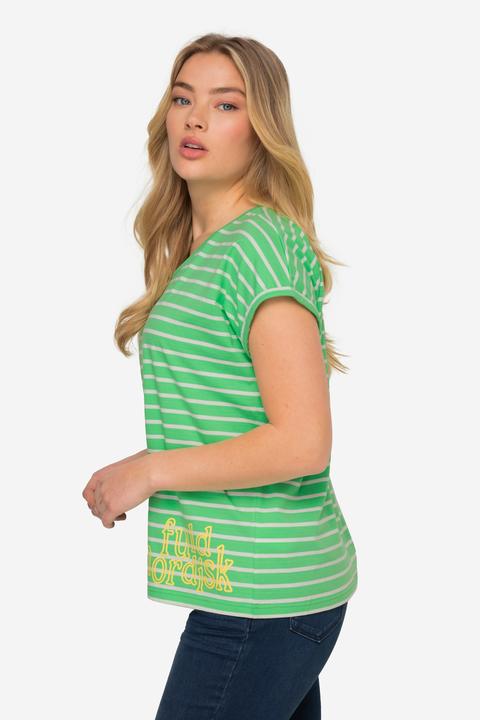 Produktbild Laurasøn T-Shirt, oversized, Ringel, Rundhals, Halbarm (L)