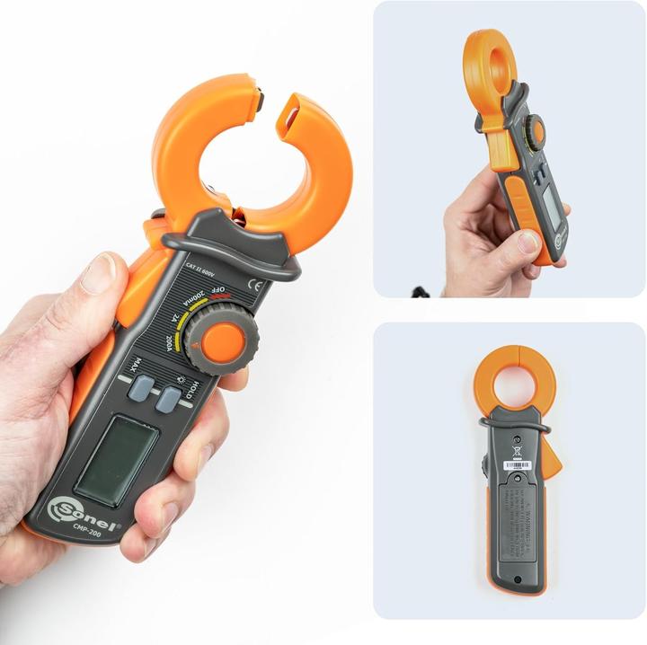 Produktbild Sonel CMP-200 - ac lekstroomstang - 200mA, 2A, 200A range - resolutie 0,1mA