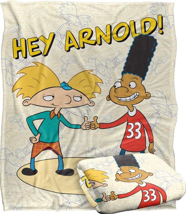 Immagine prodotto Hey Arnold! Decke Seidig Supersoft (152 x 127 cm)