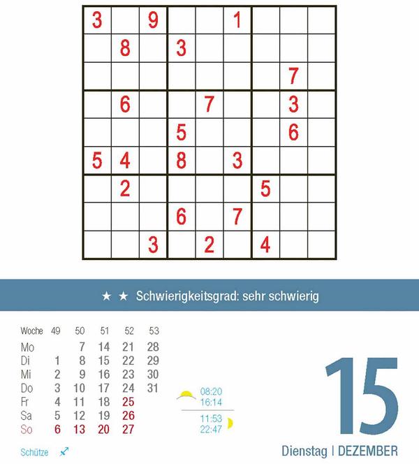 Produktbild Profi Sudoku 2026 (12 x 16 cm)