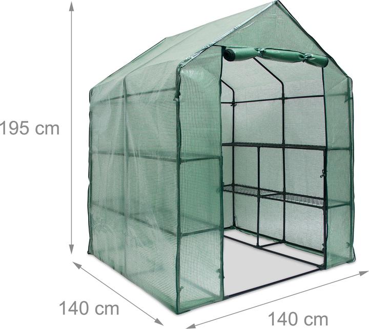 Actual product image Relaxdays Foil greenhouse