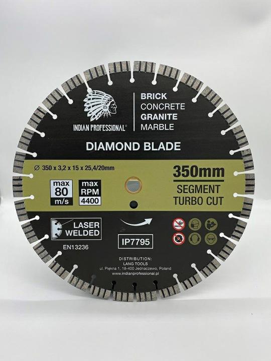 Produktbild Indian Professional Segment Turbo Cut Diamanttrennscheibe 350mm 15mm