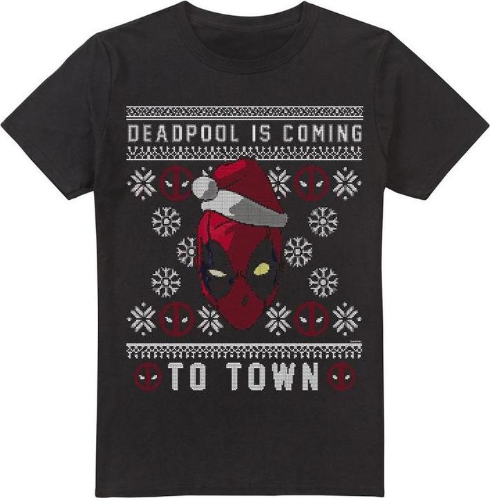 Produktbild Deadpool Coming To Town TShirt (XXL)