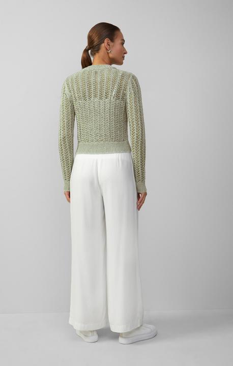 Produktbild S.Oliver Strickjacke Blouson aus Ajourstrick mit Pailletten (S)