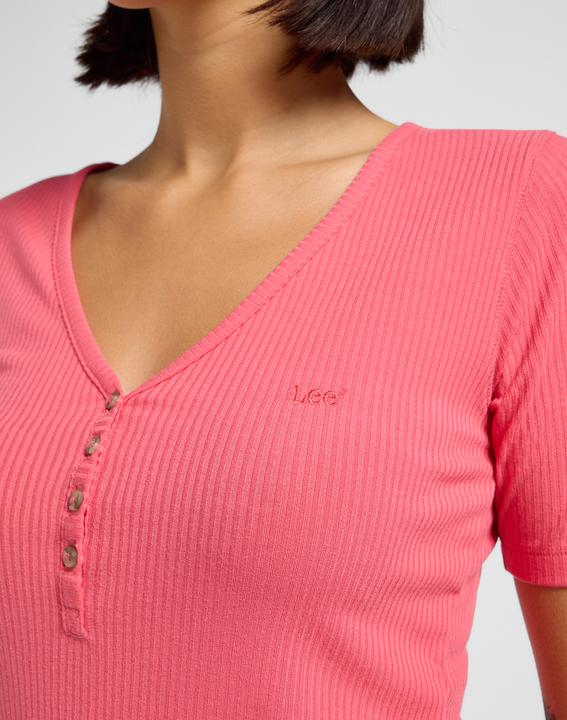 Actual product image Lee T-Shirt Ss Henley (XS)