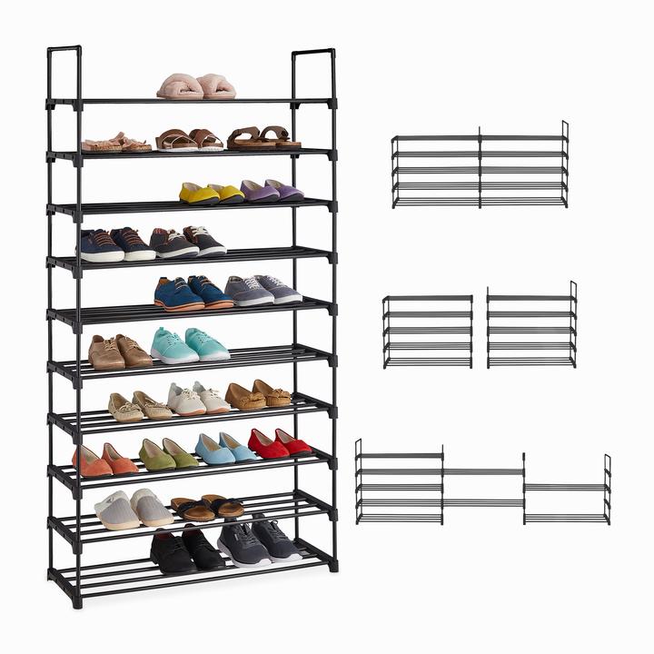 Productafbeelding Relaxdays Schoenrek (93 x 30,5 x 175,5 cm)