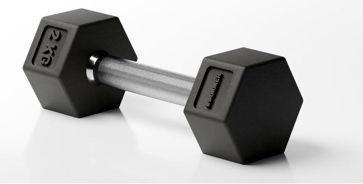 Produktbild Hammer Fitness HAMMER Kurzhantel Hexagon PRO 1 x 2 kg, Hantelart (1 x 2 kg)