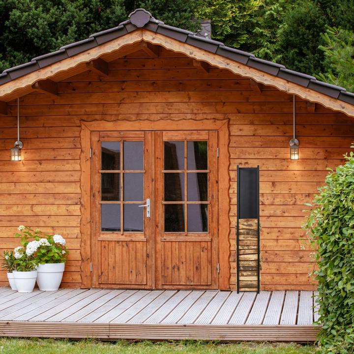 Produktbild Relaxdays Kaminholzregal (23.5 x 30 x 157 cm)