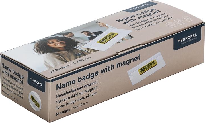 Produktbild Europel Namensschild, mit Magnet, 75 x 40 mm