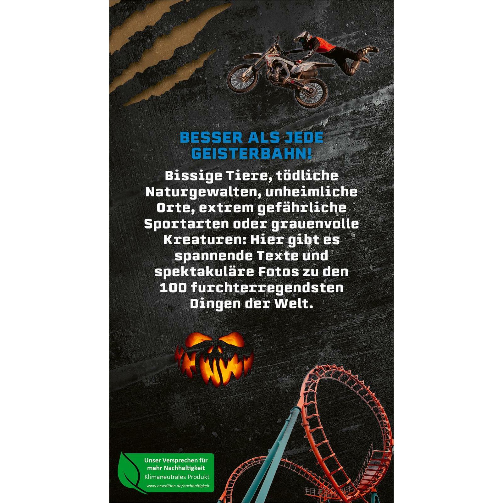 Thumbnail - Die 100 furchterregendsten Dinge der Welt, Sachbücher von Anna Claybourne