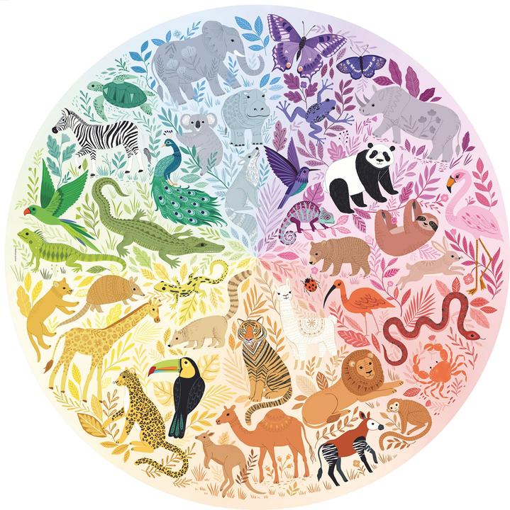 Produktbild Ravensburger Farbkreis-Puzzles - Tiere (500 Teile)