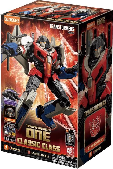 Actual product image Blokees Transformers Plastic Model Classic Class 16 Starsream