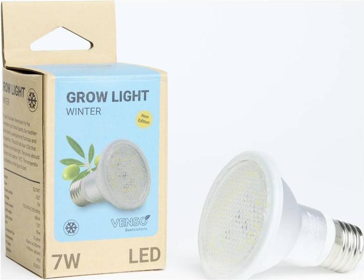 Produktbild Venso E27 Pflanzenlampe "Winter" 7W 120° (LED, 100 V)