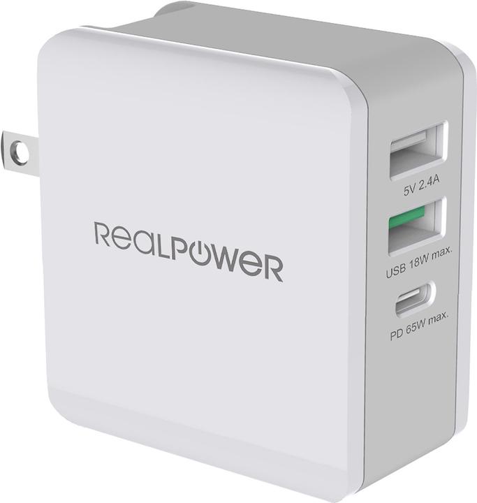 Produktbild RealPower DeskCharge-65 Travel (65 W)