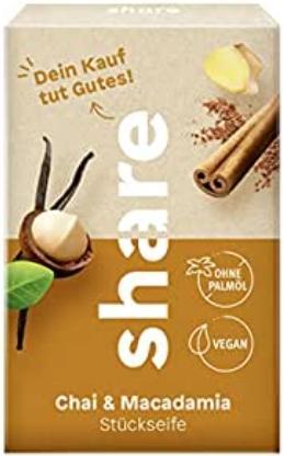 Produktbild Share Chai & Macadamia Feste Seife 100,0 g (100 g)
