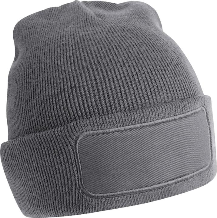 Actual product image Beechfield Original Recycled Woven Patch Beanie (One size)