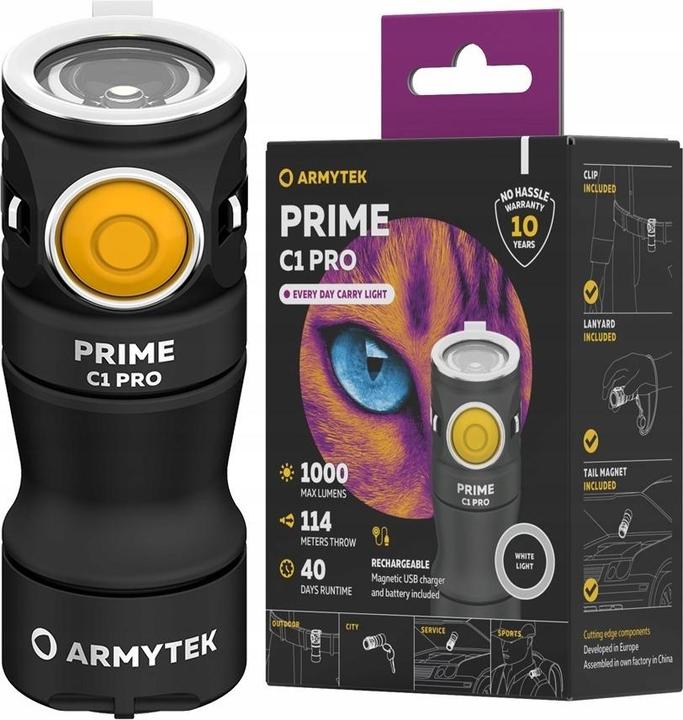 Actual product image ArmyTek Prime C1 Pro (6.70 cm, 1000 lm)