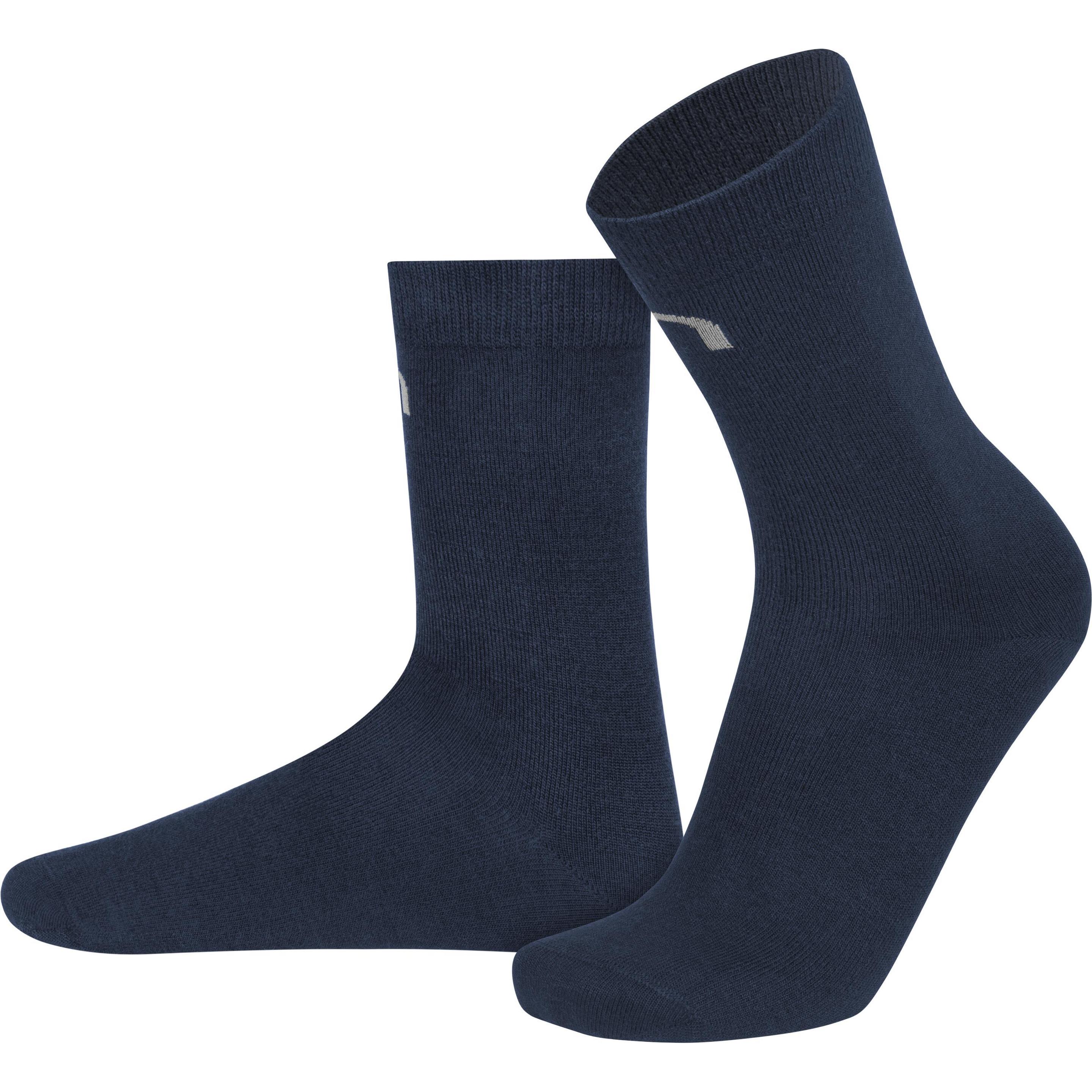 Thumbnail - Normani, Herren, Socken, 2 Businesssocke aus Merinowolle, Blau, (2er Pack, 47 - 50)