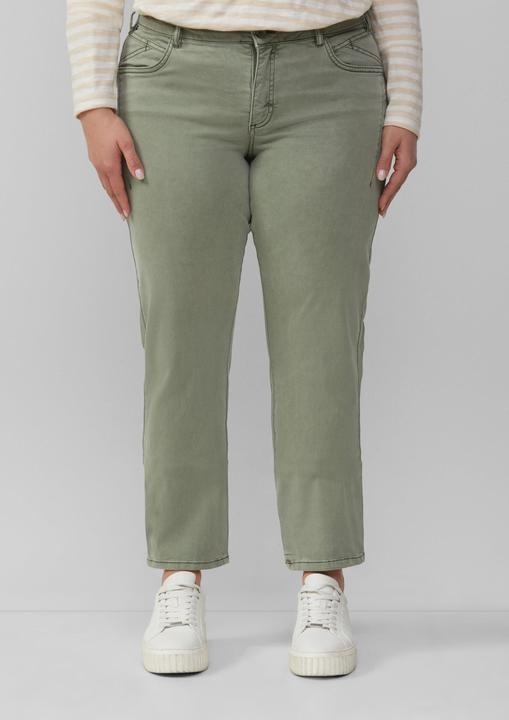 Produktbild S.Oliver Hose Gewaschene Hose im Slim Fit aus Baumwollsatin (50)