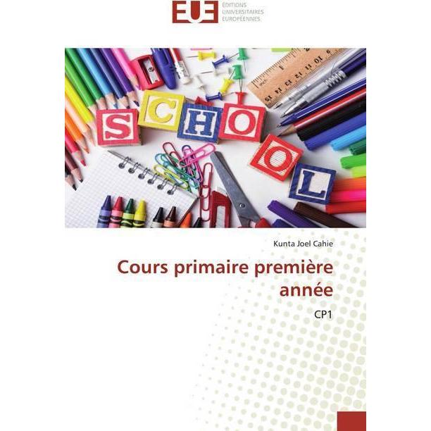 Cours primaire première année, Schulbücher von Kunta Joel Cahie