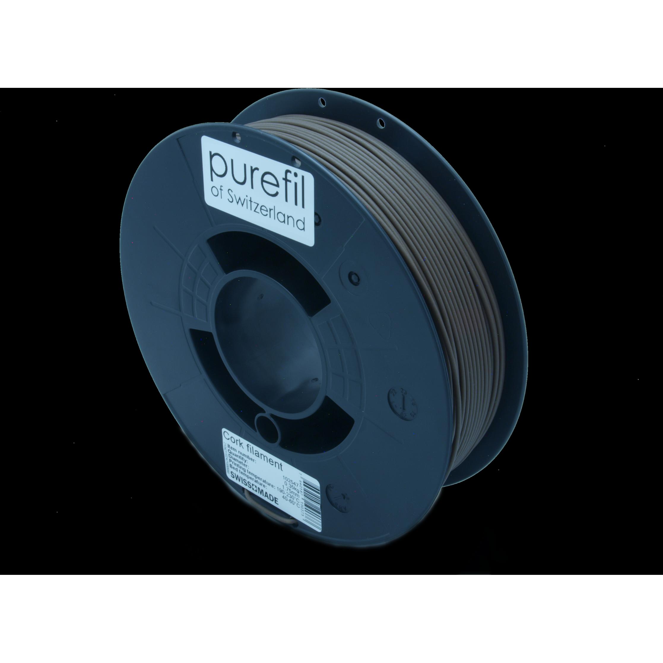 Thumbnail - Purefil Korkfilament (350 g, Braun), 3D Filament, Braun