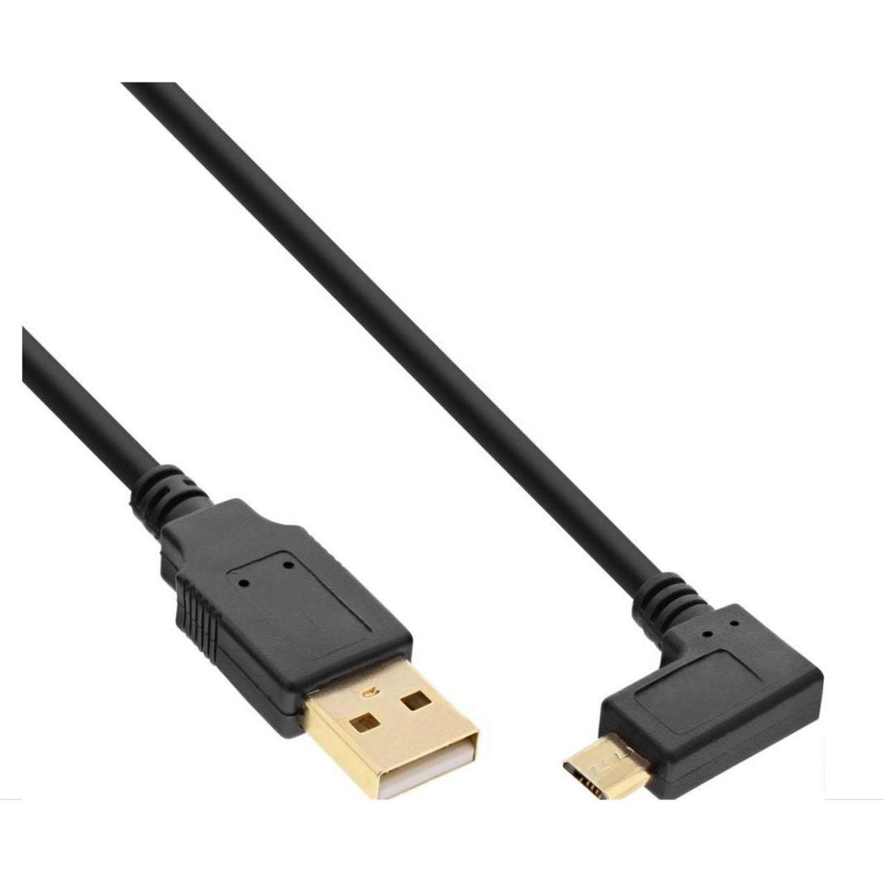 MicroConnect Micro USB Cable, Black, 0.5m (0.50 m, USB 2.0), USB Kabel