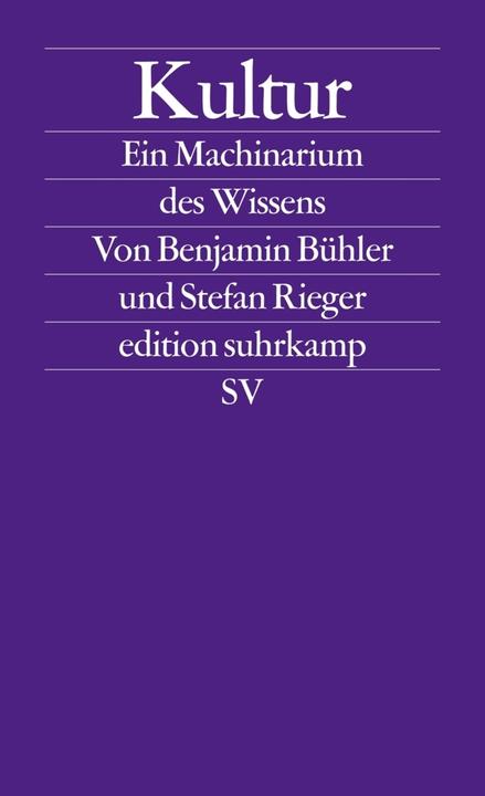 Produktbild Kultur (Deutsch, Benjamin Bühler, Stefan Rieger, 2014)