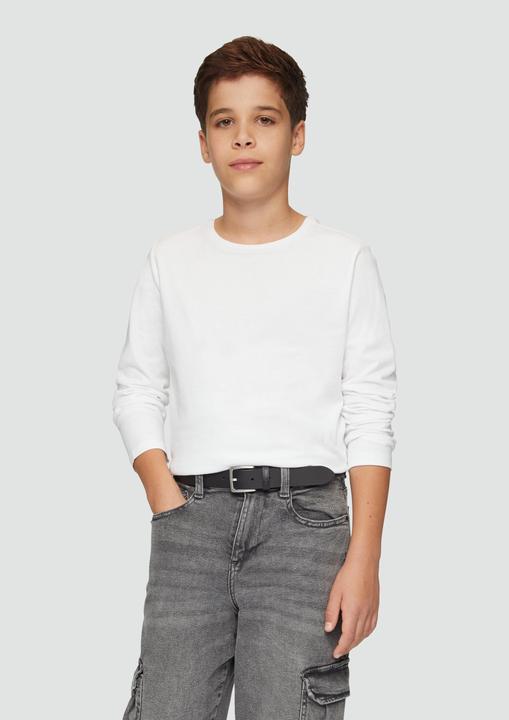 Produktbild S.Oliver Taillengürtel Ledergürtel mit Logo-Detail (80)