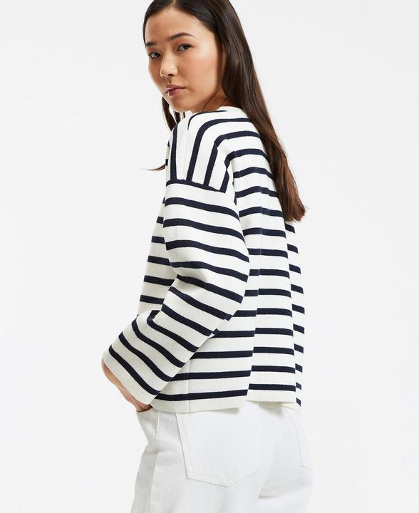 Produktbild La Redoute Collections Gestreifter Pullover mit Rundhalsausschnitt (XXL)