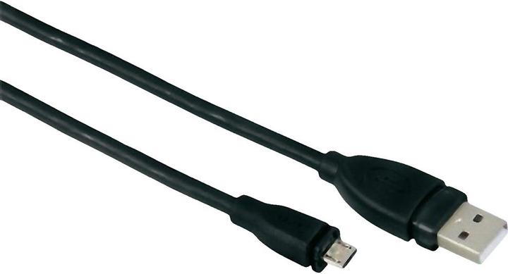 Actual product image Hama Micro USB 2.0 Cable, Gold Plated, Double Shielded (0.75 m, USB 2.0)