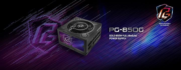 Immagine prodotto AsRock Alimentation ATX Phantom Gaming - 850W (Noir) (850 W)