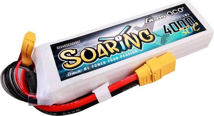 Productafbeelding Gens Ace G-Tech Soaring 4000mAh 11.1V 30C 3S1P Lipo Batterij (11.10 V, 4000 mAh)