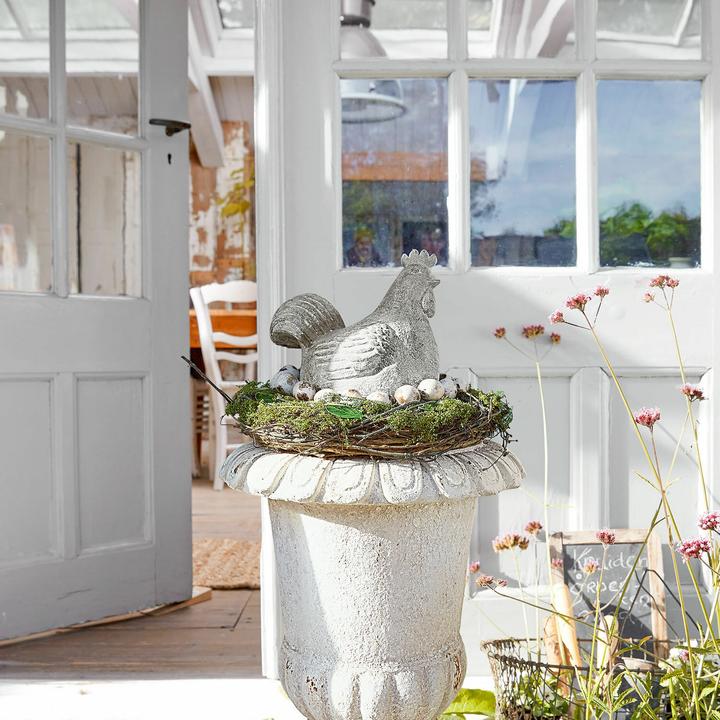 Actual product image Loberon Trockenblumenkranz Vantile braun/grün (32 cm)